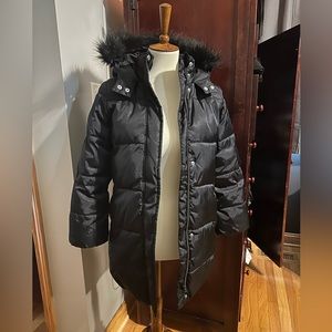 Gap Kids ColdControl Ultra Max Puffer Parka, Size XL 12-14 True Black
